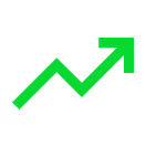trending_up_33dp_08D932_FILL0_wght400_GRAD0_opsz40